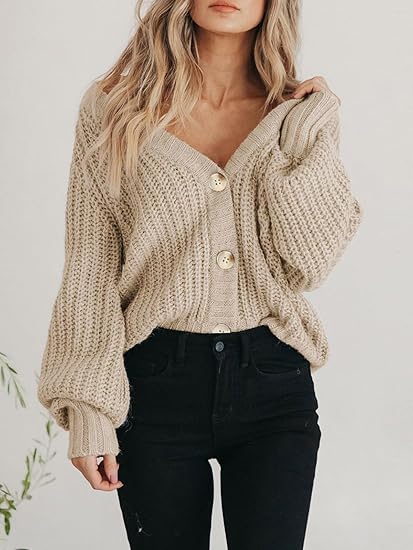 Women's Off-the-Shoulder Sweater Oversized Batwing Sleeve Loose Pullover Sweater Top