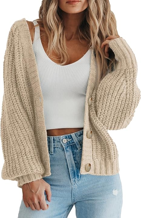 Women's Off-the-Shoulder Sweater Oversized Batwing Sleeve Loose Pullover Sweater Top